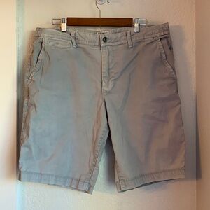 William Rast grey shorts pockets cotton blend